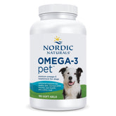 Nordic Naturals Omega-3 Pet bottle front for dogs supporting heart, skin, and coat health