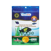 NorthFin Veggie Formula slow-sinking pellets provide targeted nutrition for mid-water and bottom-dwelling herbivores.