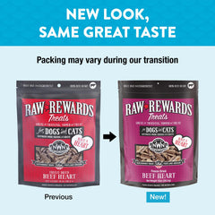 Northwest Naturals Beef Heart Treats bite close-up shows bite-sized pieces ideal for small pets.