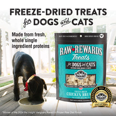 Northwest Naturals freeze-dried chicken bite-sized pieces ideal for dogs and cats