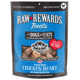 Northwest Naturals freeze-dried chicken heart bites provide a crunchy, protein-rich reward for pets.