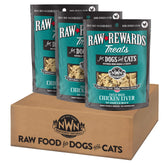 Northwest Naturals freeze-dried chicken liver treats pack, travel-friendly packaging.