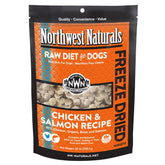 Northwest Naturals freeze-dried dog food bag, travel-friendly packaging for on-the-go feeding.