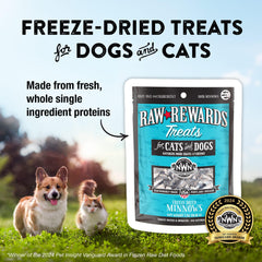 Northwest Naturals Minnow Treats bite-size nuggets ideal for training rewards.