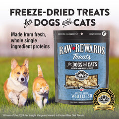 Northwest Naturals Whitefish treats show human-grade quality and USA-made assurance.