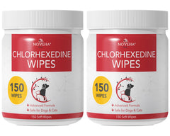 NOVEHA Pet Wipes for facial folds offer gentle cleansing and skin care.