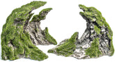 Novelsite rock ornaments showcase vibrant color and safe fish hiding spots.