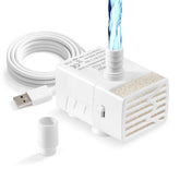 Novique 3W pump compact design enables discreet placement and quiet operation.