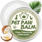 Nozerix Dog Paw Balm 60g jar ready for hydrating dry paws.