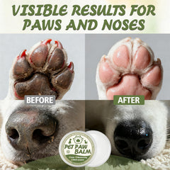 Nozerix paw balm applied to an elbow area for dry skin relief.