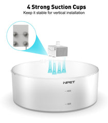 NPET DF10 filtration-system image showcases debris-reducing, tasty-water benefits