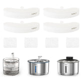 NPET upgraded filters ready for WF050 WF100 WF210 installation, simplifying fountain maintenance.