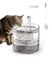 NPET WF050 fountain front view shows a safe, pet-friendly drinking surface