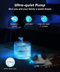 NPET WF100 triple-filtration system with sponge, resin, and activated carbon
