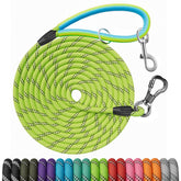 NTR 15FT training leash with dual swivels for secure hands-free training
