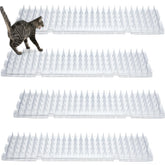 Nuanchu cat deterrent mats with spikes on sofa protect furniture from climbing cats.
