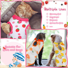 Nuanchu cat recovery suit back-opening design makes wearing simple for pets.