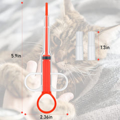 Nuanchu pill gun feeder red compact design enables quick dosing