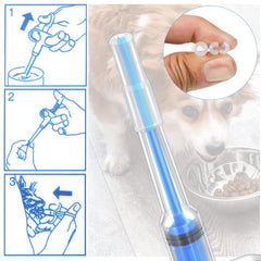 Nuanchu soft-tip syringe in blue demonstrates gentle medication delivery