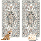 Nunubaby Washable Pee Pad Beige safeguards floors in style, providing reusable pet protection for indoor spaces.