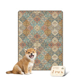 Nunubaby cream-front-view washable pee pad shows stylish design with leak-proof protection.