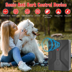Nupec bark deterrent showing three usable modes for different dogs.