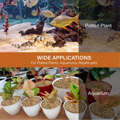 NUPICK gold decorative sand adds visual appeal to planters and displays
