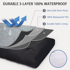 NUPIDA bed featuring 3-inch polypropylene fill for supportive cushioning