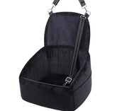 NUPIDA dog car seat extended backrest provides secure travel for small dogs