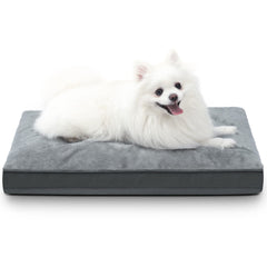 NUPIDA dog crate bed with waterproof deluxe plush surface for calm naps