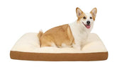 NUPIDA Washable Dog Bed top view highlights plush surface for cozy lounging.