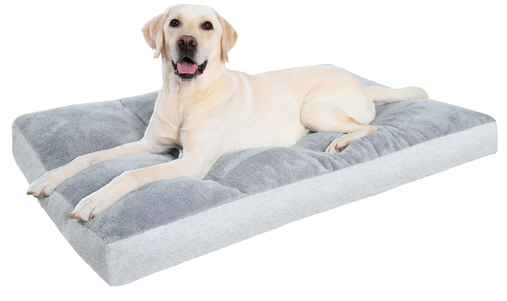NUPIDA washable dog bed XXL surface detail showcases plush comfort for all-day lounging.