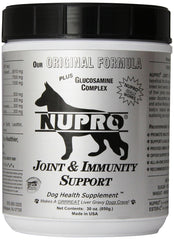 Nupro Joint Support 30oz bottle label highlights all-natural joint comfort formula