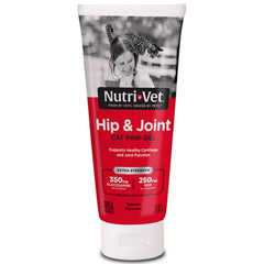 Nutri-Vet Hip & Joint Paw-Gel cat-tube showing easy dispensing for daily mobility
