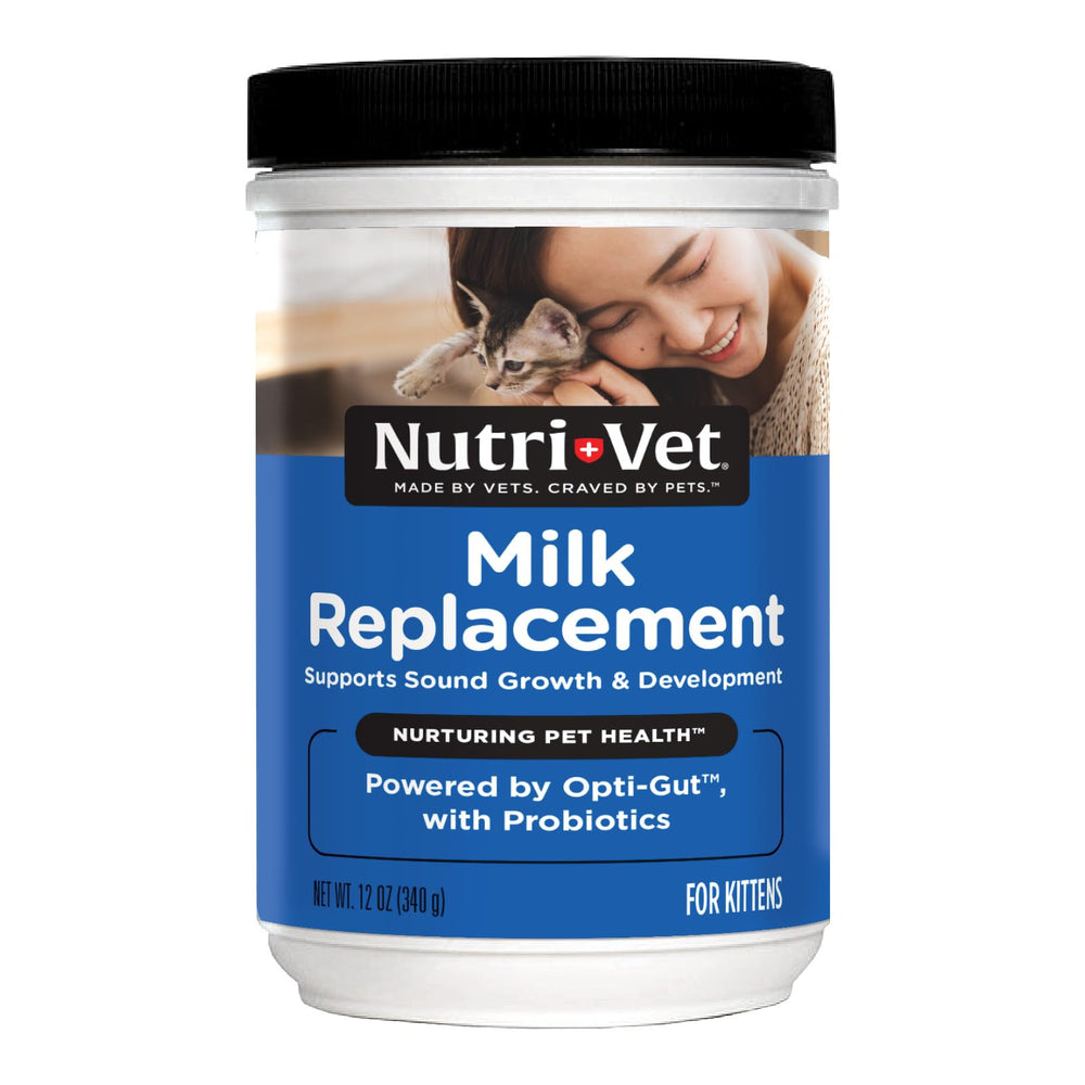Nutri-Vet Milk Replacer for Kittens tub supports healthy growth