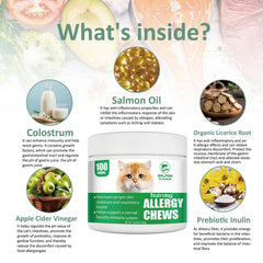 NutriDog con colostro para reforzar la inmunidad natural de los gatos.
