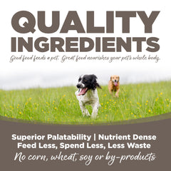 NutriSource senior heart-health focus with omega-3 and L-Carnitine for supportive circulation.