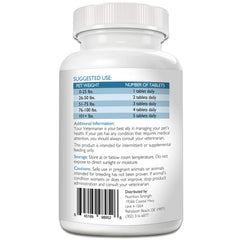 Nutrition Strength CoQ10 for Dogs chews close-up highlights grain-free formula and palatable taste.