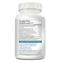 Nutrition Strength Thyroid dog eating treats image shows easy daily administration for pet owners.
