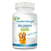 Nutrition Strength Zinc for Dogs coat-health image showing shinier fur and healthier skin.