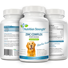 Nutrition Strength Zinc for Dogs skin-elasticity image indicating improved skin resilience.