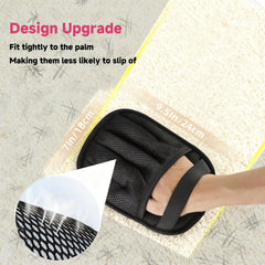 NVNAN Fabric De-Furring Glove uses static adhesion to lift fur from upholstery