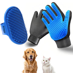 NVNAN grooming gloves with adjustable wrist provide a secure fit during grooming