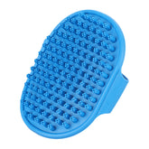 NVNAN pet grooming brush blue closeup for gentle detangling and soothing massage.
