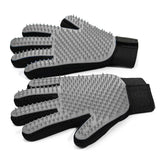 NVNAN pet grooming glove two-pack close-up with silicone nubs for deshedding