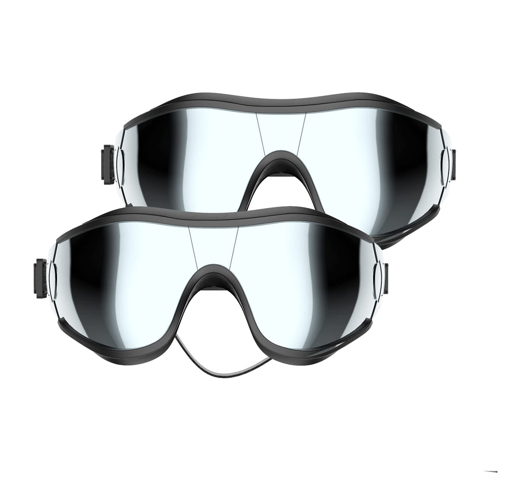 NVTED dog sunglasses UV protection close-up for sunny walks.