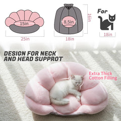 NWK heated cat bed plush-fabric closeup emphasizes ultra-soft rabbit-fur feel