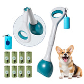 NYEONHRT dog pooper scooper with bag attachment for mess-free cleanup on grass or gravel