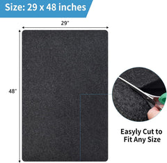 NYFITY dog crate pad with absorbent core wicks moisture away.