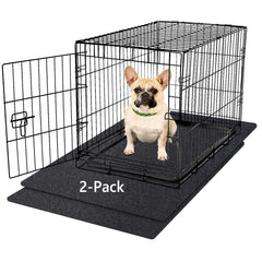 NYFITY kennel pad 48x29 cut-to-fit inside crate for secure, protected flooring.